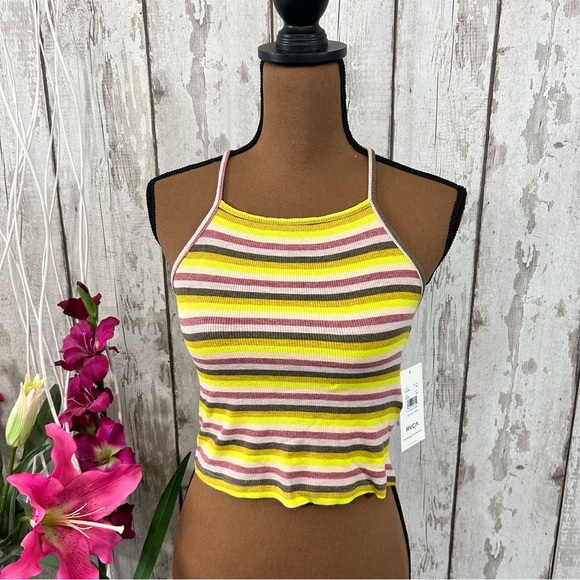 RVCA - NWT Hattrick Ribbed Crop Top - Picture 6 of 12